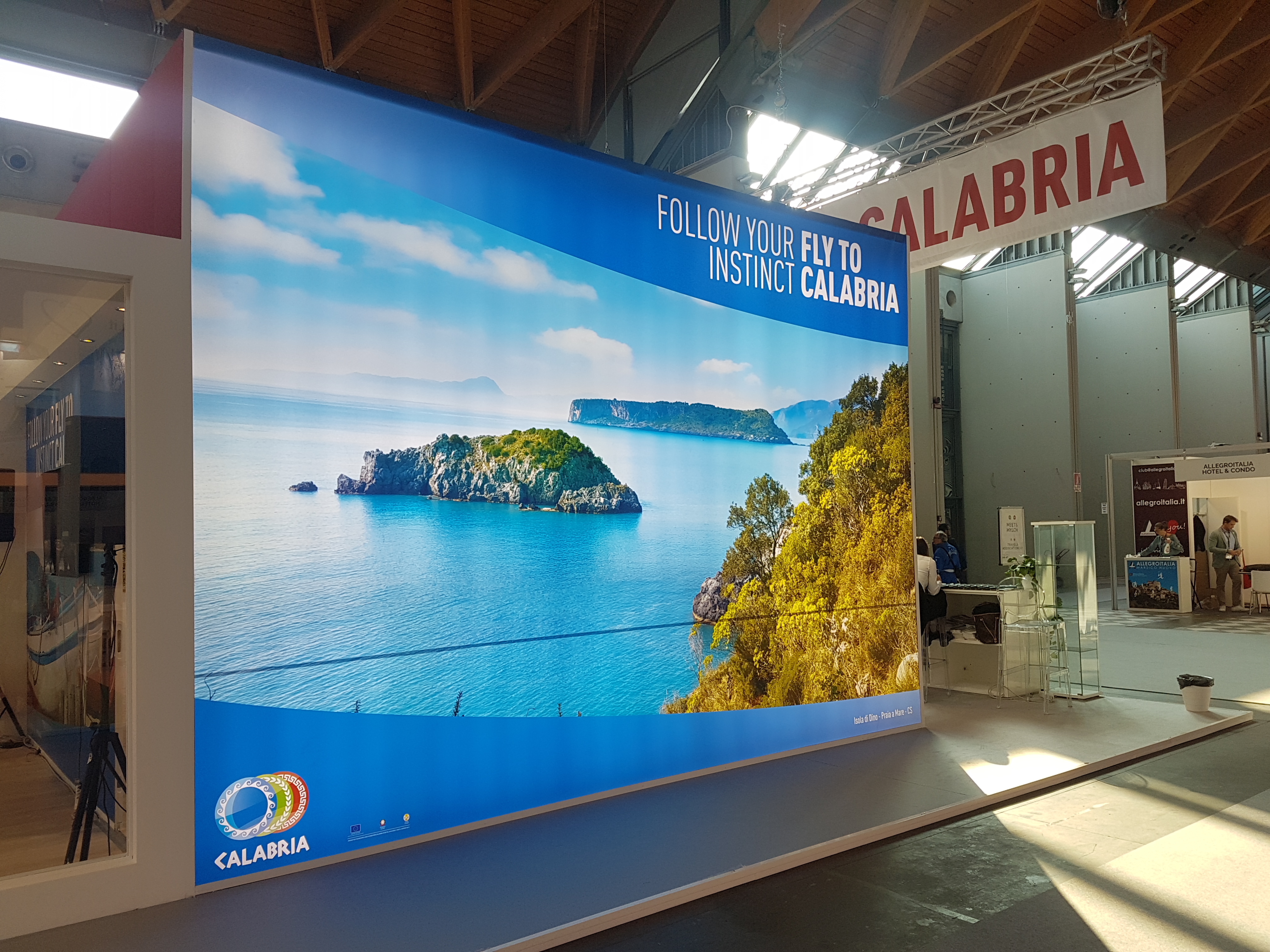 Panorama Isola Dino stand Regione Calabria